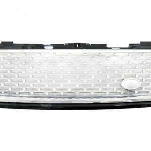 Central Grille suitable for Land Range Rover Vogue L322 III (2010-2012) Black Silver Autobiography Supercharged Edition