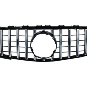 Central Grille suitable for Mercedes A-Class W176 Facelift (09.2015-2018) A45 GT-R Panamericana Design Black Chrome