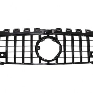 Central Grille suitable for Mercedes A-Class W177 Hatchback V177 Sedan (04.2018-2022) GT-R Panamericana Design Black