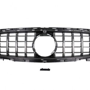 Central Grille suitable for Mercedes E-Class Facelift W213 S213 C238 A238 Sport Line (2020-Up) GT-R Panamericana Design Chrome
