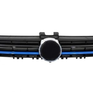 Central Grille suitable for VW Golf 7 VII (2012-2017) R-Line GTE Design Blue Insertions