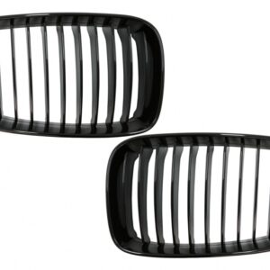 Central Kidney Grilles suitable for BMW 1 Series E81 E82 E87 E88 LCI (2007-2011) Piano Black