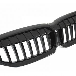 Central Kidney Grilles suitable for BMW 3 Series G20 Sedan G21 Touring (2019-2022) Piano Black