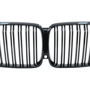 Central Kidney Grilles suitable for BMW X5 G05 (2018-2022) Double Stripe M Design Piano Black
