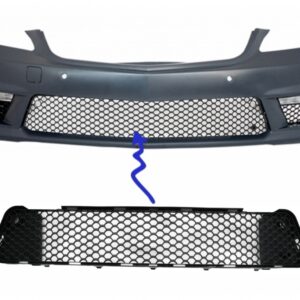 Central-Lower Grille Front Bumper suitable for Mercedes S-Class W221 S63 S65 (2005-2013)