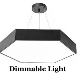 Chandelier Hexagon HoneyComb Ceiling Light System 6500K Diameter 60cm Dimmable