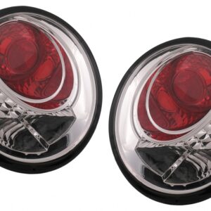 Chrome Taillights suitable for VW New Beetle HatchBack Cabrio (10.1998-05.2005)