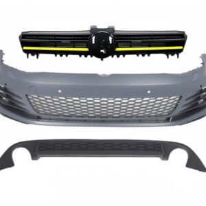 Complet Body Kit suitable for Volkswagen Golf 7 VII 5G (2013-2017) Yellow Insertions