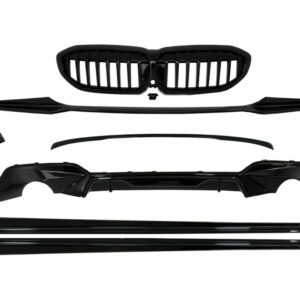 Complete Body Kit Extensions suitable for BMW 3 Series G20 Sedan G21 Touring (2018-up) M Design Piano Black