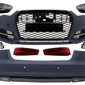 Complete Body Kit suitable for Audi A6 C7 4G Sedan (2011-2017) Conversion to 2018 Design