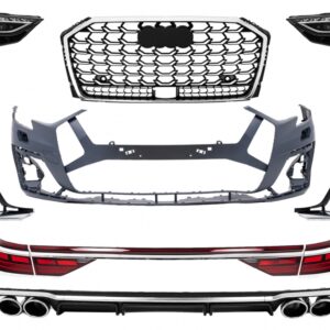 Complete Body Kit suitable for Audi A8 D5 (2018-2021) Upgrade to S8 2022 Design