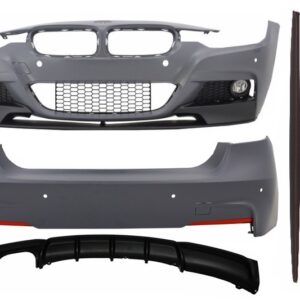Complete Body Kit suitable for BMW 3 Series F30 (2011-2014) & F30 LCI Facelift (2015-up) M-Performance Design Single Outlet Double Exhaust