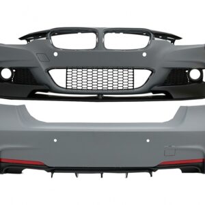 Complete Body Kit suitable for BMW 3 Series F30 (2011-2014) & F30 LCI Facelift (2015-up) M-Performance Design With Double Twin Outlet Air Diffuser