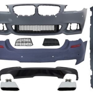 Complete Body Kit suitable for BMW 5 Series F10 (2010-2017) M-Technik 550i Design Brilliant Black Edition