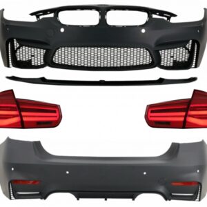Complete Body Kit suitable for BMW F30 (2011-2019) with LED Taillights Dynamic Sequential Turning Light EVO II M3 CS Style Without Fog Lamps