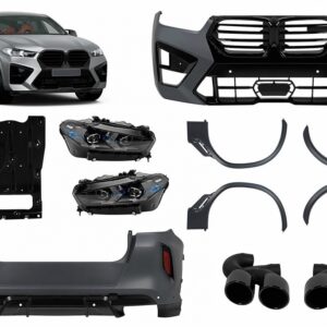 Complete Body Kit suitable for BMW X6 G06 (2019-up) conversion to LCI 2023 X6M Design