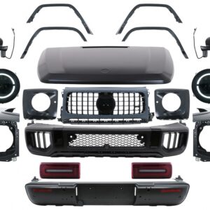 Complete Body Kit suitable for Mercedes G-Class W463 (2012-2017) Conversion to 2024 G63 Design
