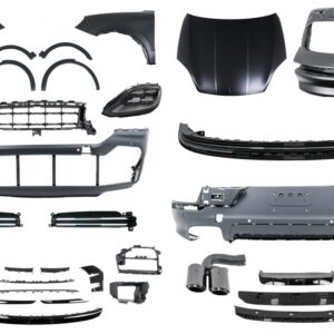 Complete Body Kit suitable for Porsche Cayenne 9Y0 (2018-2023) Conversion to 2024 Design