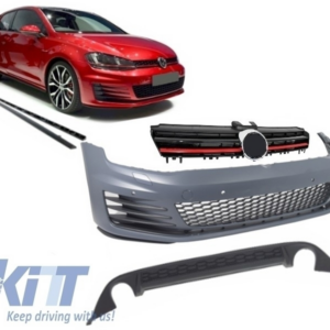Complete Body Kit suitable for VW Golf 7 VII 2013-2016 GTI Look With Front Grille