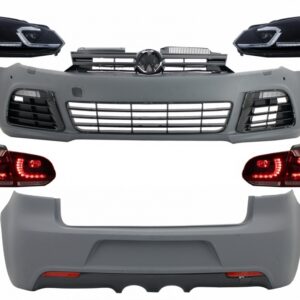 Complete Body Kit suitable for VW Golf VI 6 MK6 (2008-2013) R20 Design with Dynamic Sequential Turning Light