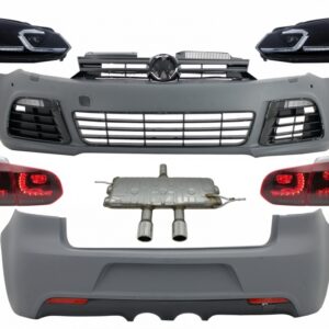 Complete Body Kit suitable for VW Golf VI 6 MK6 (2008-2013) R20 Design Exhaust System