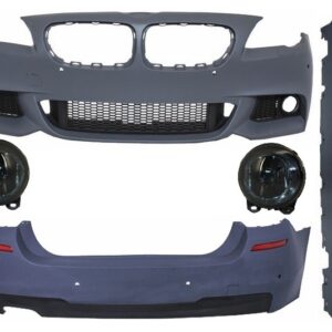 Complete Body Kit with Fog Light Projectors Smoke suitable for BMW F11 (2010-2014) M Design Black