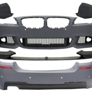Complete Body Kit with Spoiler Lip and Mirror Covers Rear Carbon suitable for BMW 5 Series F10 Non LCI (2011-2014) M Design