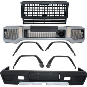 Complete Conversion Body Kit suitable for Mercedes G-Class W463 (1989-2017) G63 G65 Design with Front Grille Panamericana Piano Black