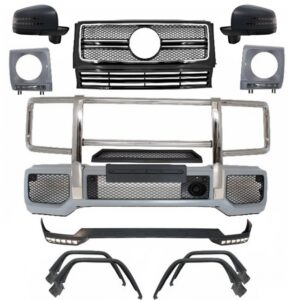 Complete Conversion Front Bumper Assembly suitable for Mercedes G-Class W463 (1989-2018) G63 G65 Design