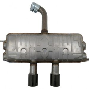 Complete Exhaust System suitable for VW Golf 5 R32 (2003-2007) Golf 6 R20 (2008-2013) Catback Muffler Piano Black