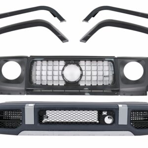 Conversion to 2018 Complete Front Bumper suitable for Mercedes G-Class W463 (2008-2017) G63 Design