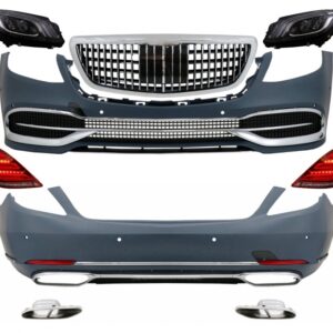 Convesion Body Kit suitable for Mercedes S-Class W222 Facelift (2013-2017) with Headlights and Taillights Full LED