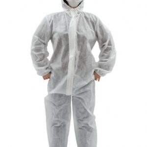 Coverall Overall Dustproof Workwear Jumpsuit 100% polypropylene with Hood Disposable size M/L