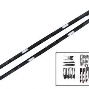 Decorative Roof Rails suitable for Land Range Rover Evoque L538 (2011-2018) Piano Black