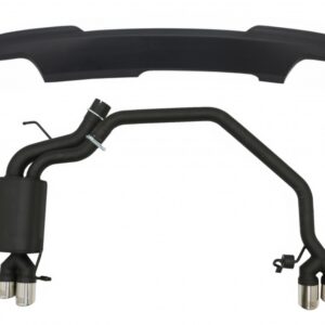 Diffuser with Exhaust System Twin Double Exhaust Pipes suitable for BMW 5 Series F10 (2011-2016) 102-433/70RS