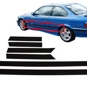 Door Moldings Strips suitable for BMW E36 3 Series Coupe Cabrio (1992-1998) M3 Design