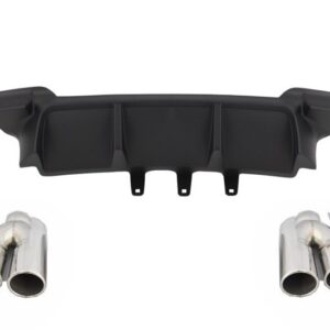 Double Outlet Air Diffuser suitable for BMW 5 Series F10 F11 (2011-2017) M Sport Design with Exhaust Muffler Tips