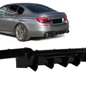 Double Outlet Air Diffuser suitable for BMW 5 Series F10 F11 (2011-2017) M Design Piano Black