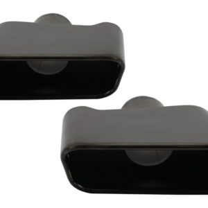 Exhaust Muffler Tips suitable for BMW 5 Series F10 F11 (2011-2017) Sport Performance 550i Design Black Edition