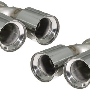 Exhaust Muffler Tips suitable for BMW 5 Series G30 G31 G38 6 Series G32 (2016-2020) M5 Design Chrome