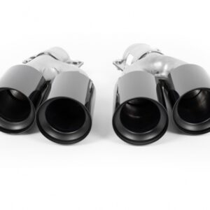 Exhaust Muffler Tips suitable for BMW 5 Series G30 G31 G38 (2016-2020) 6 Series G32 (2016-2020) M5 Design Black