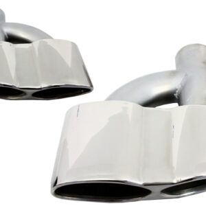 Exhaust muffler tips suitable for Mercedes S-class W221 (2005-2013) S65 S63 Design