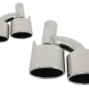 Exhaust Muffler Tips suitable for Mercedes C-Class E-Class S-Class CLS SL SLK W204 W211 W221 W219 E63 C63 Design