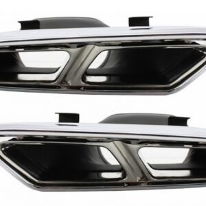 Exhaust Muffler Tips suitable for Mercedes S-Class W222 E-Class W212 S212 Facelift CLS W218 SL-Class R231 E65 S65 SL65 Design