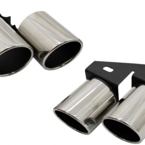 Exhaust Muffler Tips Tail Pipes suitable for Audi A4 B8 B9 (2009-up) S4 Quad Design