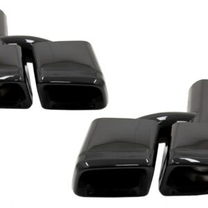 Exhaust Muffler Tips Tail Pipes suitable for Mercedes W221 W164 W166 W212 W218 S-class E-class CLS ML S63 E63 Black Edition