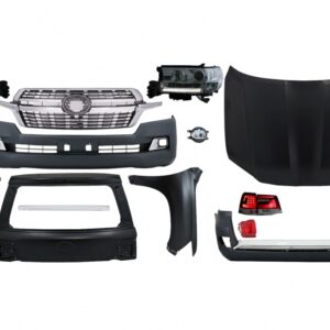 Facelift Conversion Body Kit suitable for Toyota Land Cruiser FJ200 Retrofit Assembly (2008-2015) to 2016 LC 200 Models