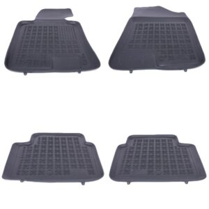 Floor mat Rubber Black HYUNDAI i30 II Hatchback Wagon 2012+, suitable for KIA Cee'd II Hatchback Wagon 2012-2018, ProCee'd 2013-2018