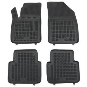 Floor mat Rubber Black suitable for OPEL CROSSLAND X (2017+)