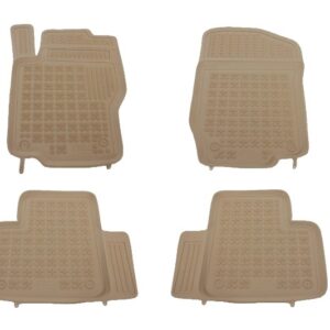 Floor mat Rubber suitable for MERCEDES M-Class W164 (2005-2011) Beige